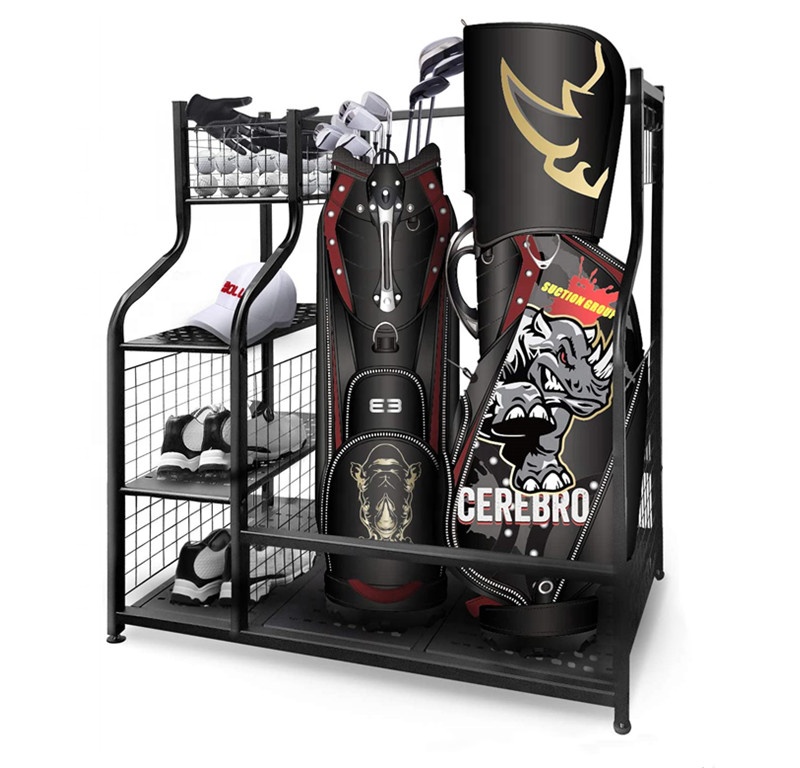 Hot 2022 Golf Iron Equipment Bag Rack Organizer Storage For Garage