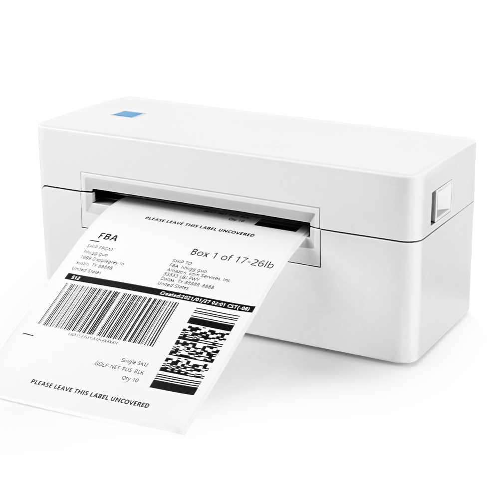 2022 Amazon Fba Shipping Thermal Label Printer 4x6 110mm 150mm/s 203dpi High Speed Express Warehouse Roll Label Thermal Printer 