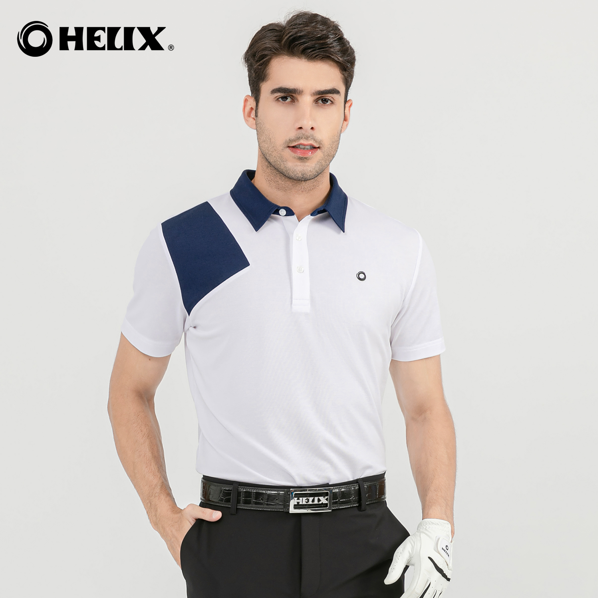 Helix Golf T Shirt Golf Polo Short Sleeve Shirt Sportswear Polo Shirt