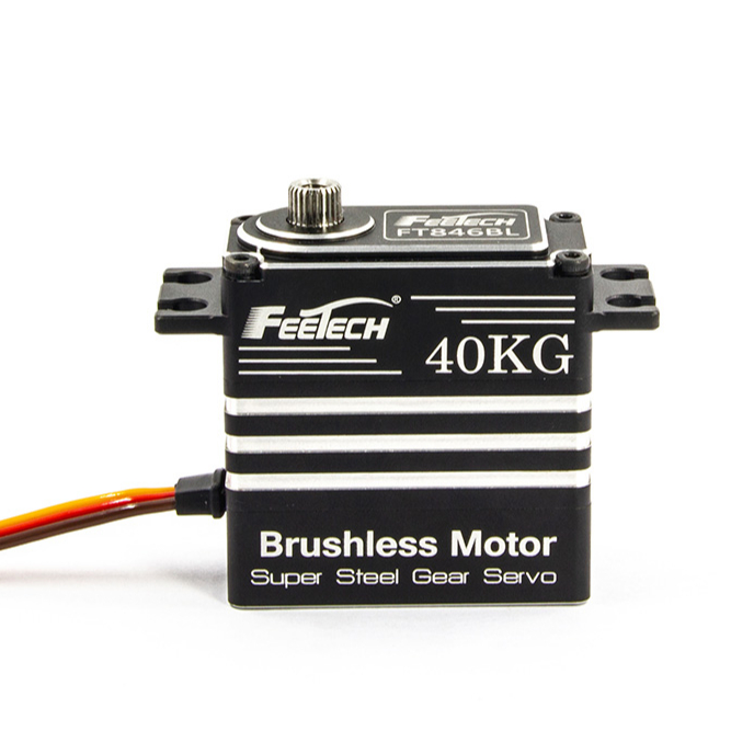 7.4v 40kg Steel Gear Digital Servo Motor Robot Uav Hobby Education Full Metal Shell Brushless Servo
