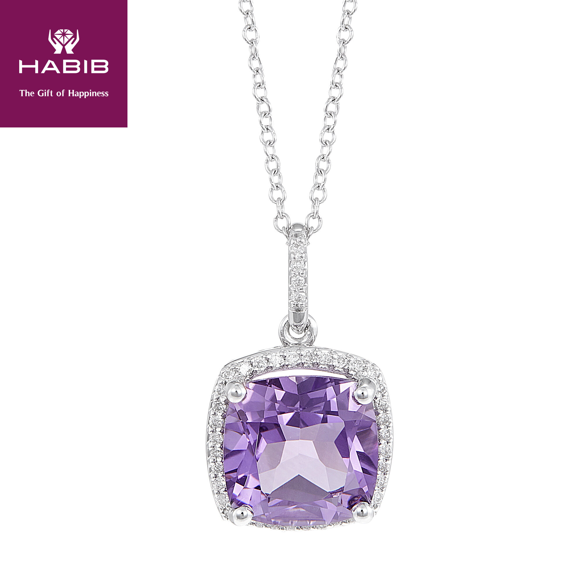 HABIB Griffin Amethyst Diamond Necklace