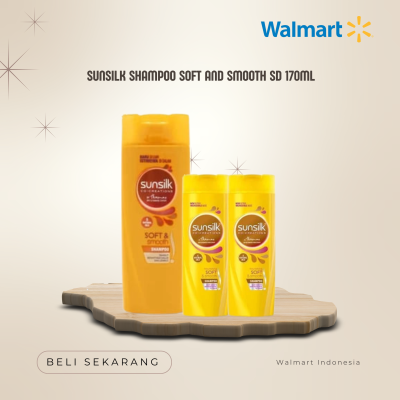 SUNSILK SHAMPOO SOFT AND SMOOTH SD 170ML