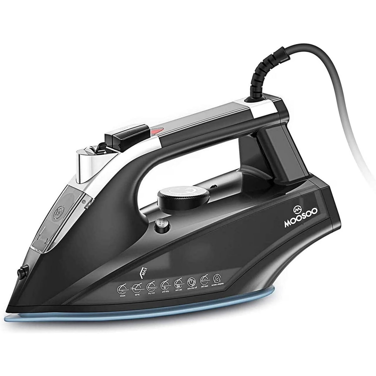 Setrika Moosoo 1800W Steam Iron — setrika uap untuk pakaian