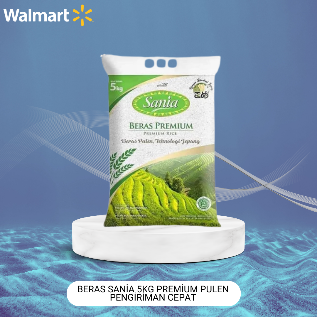 Beras Sania 5kg Premium Pulen