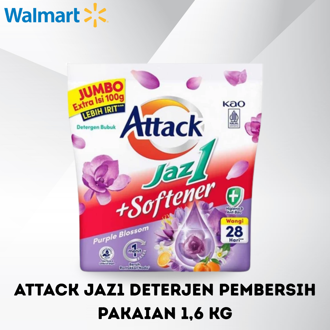 Attack Jaz1 Deterjen Pembersih Pakaian 1,6 Kg