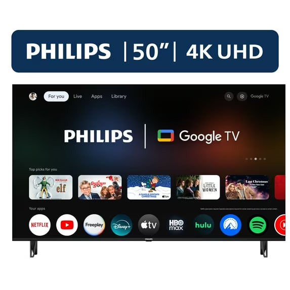 Philips 50" Class 4K Ultra HD (2160p) Google Smart LED TV (50PUL7552/F7)
