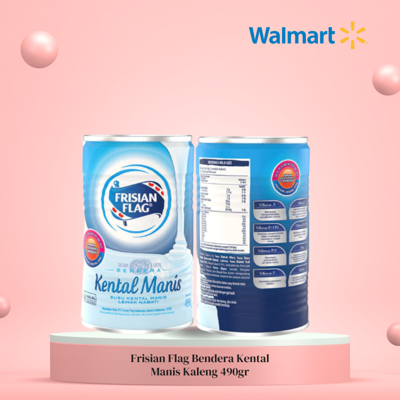 Frisian Flag Bendera Kental Manis Kaleng 490gr x2